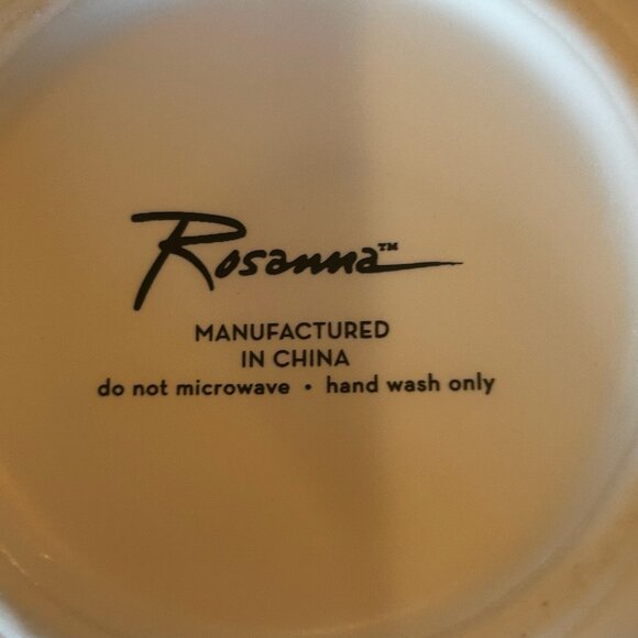 NWOT Rosanna Fall Tea Coffee Mugs Set Of 4 Thanksgiving Mug - Picture 11 of 14